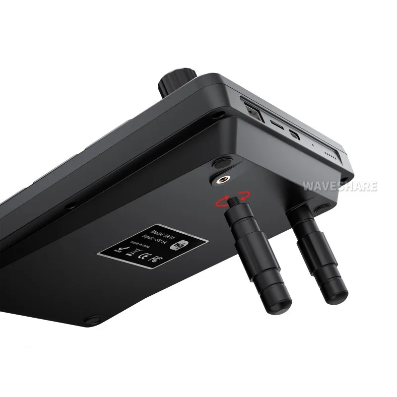 لوحة تحكم صوتية متعددة الوظائف من Waveshare MK20، مفاتيح ماكرو LCD ميكانيكية مقاس 20 × 0.85 بوصة وثانوية مقاس 2.8 بوصة