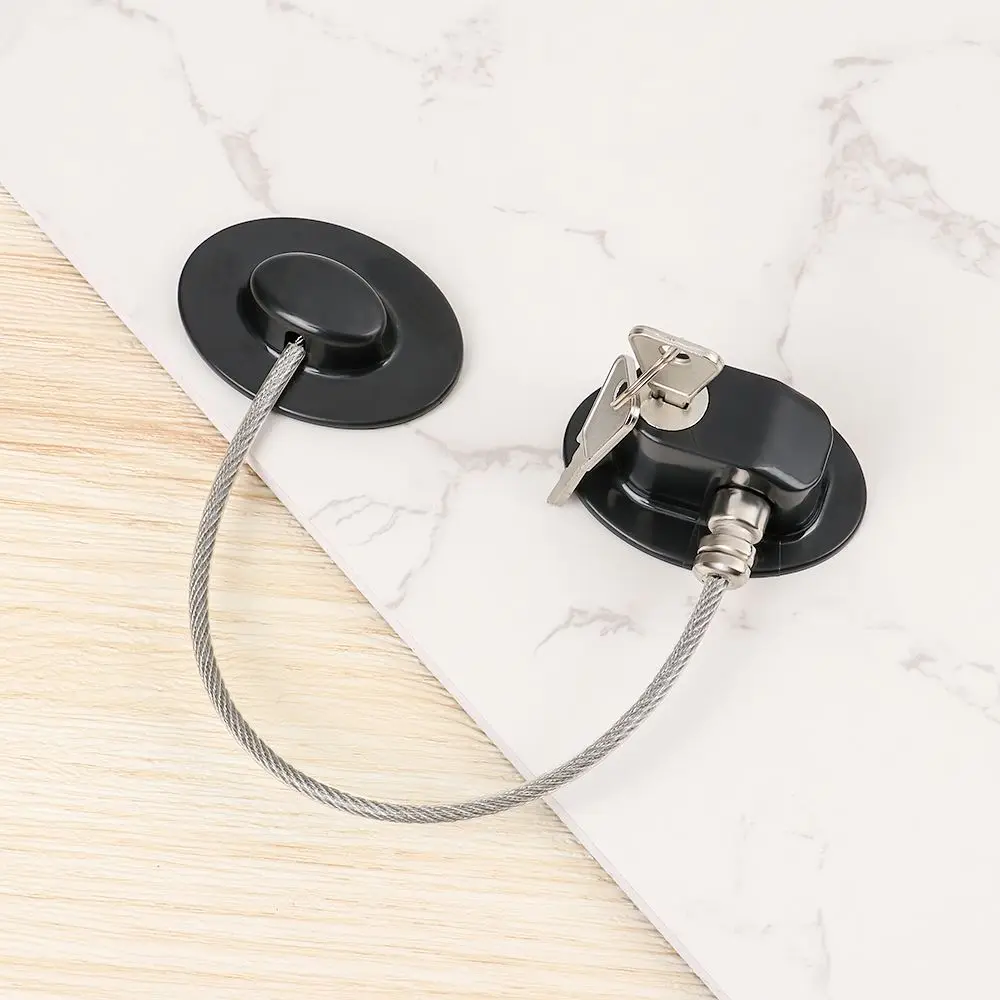 New Prevent Children Falling Protector Window Locks  Safety Lock Cupboard Door Lock Fridge Lock