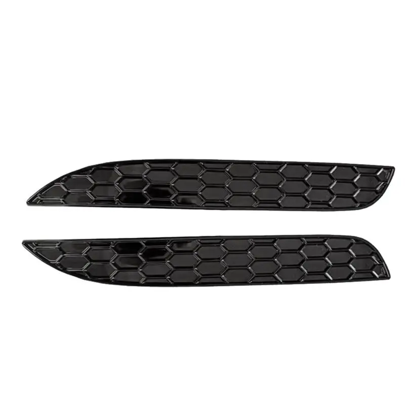 

Rear Tail Lamp Fog Lamp Cover Trim Sticker 1 Pair Honeycomb Design For VW Golf 6 R20 Rear Bar Reflector Strip Deflector