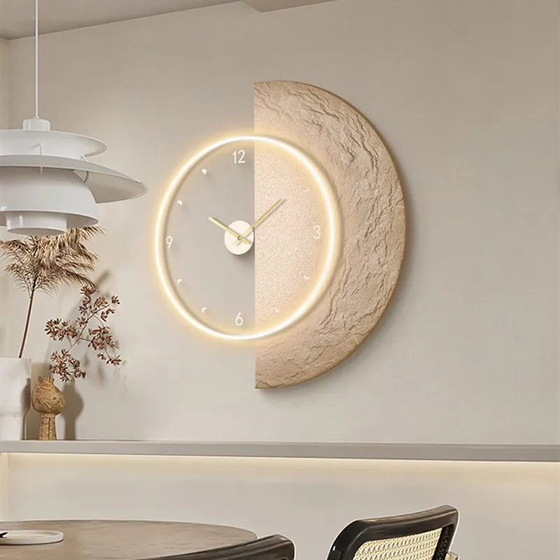 Luxury Large Led Wall Clock Living Room Watches Wall Art Bedroom Kitchen Mural Clocks Acrylic Home Design Aesthetic Decoration