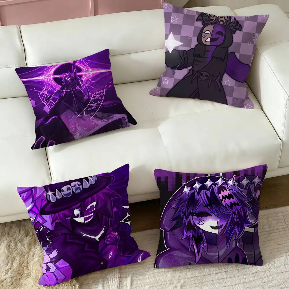 Forsaken Pin Creative Noli   Pillow Case Square Double-Sided Sofa Cushion Cover Bedroom Bedside Pillow