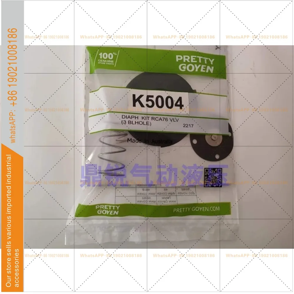 Kit de reparación de válvula de pulso PRETTYGOYEN, diafragma K5004 M1638A CA50 RCA50