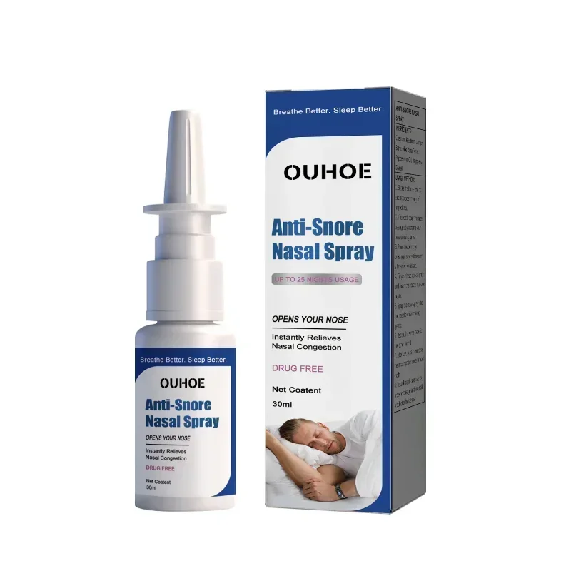 Anti-snoring nasal spray relieve nasal congestion discomfort clean Nose cavity Chronic Rhinitis Sinusitis Treatment Health Care