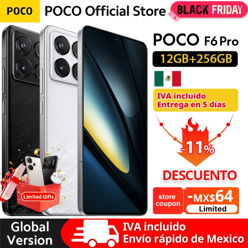 Newest POCO F6 Pro Phone Snapdragon® 8 Gen 2 Global Version 6.67