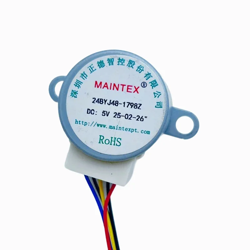 24BYJ48 Motore passo-passo 4 fasi 5 fili DC 5V Motore riduttore Rapporto 64:1 per Arduino/Fai da te/Microcomputer a chip singolo/fotocamera