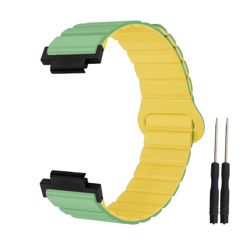 

Upgraded Magnetic Watch Band For Garmin Watch 235 Quick Release Silicone Replacement Adjustable Sport Smart Watch Strap Unisex