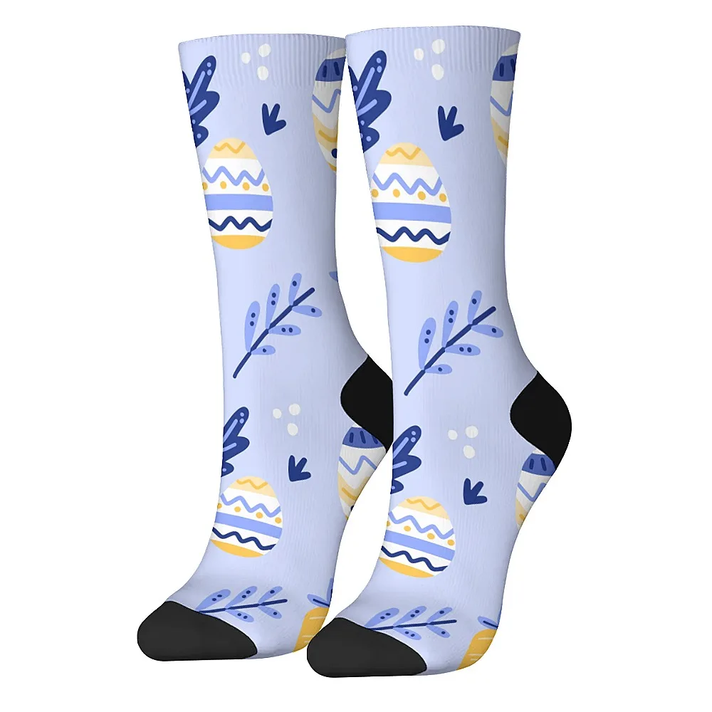 

Мужские носки средней длины с принтом пасхального кролика, модные и милые, универсальные, дышащие и теплые, идеальный выбор для подарка