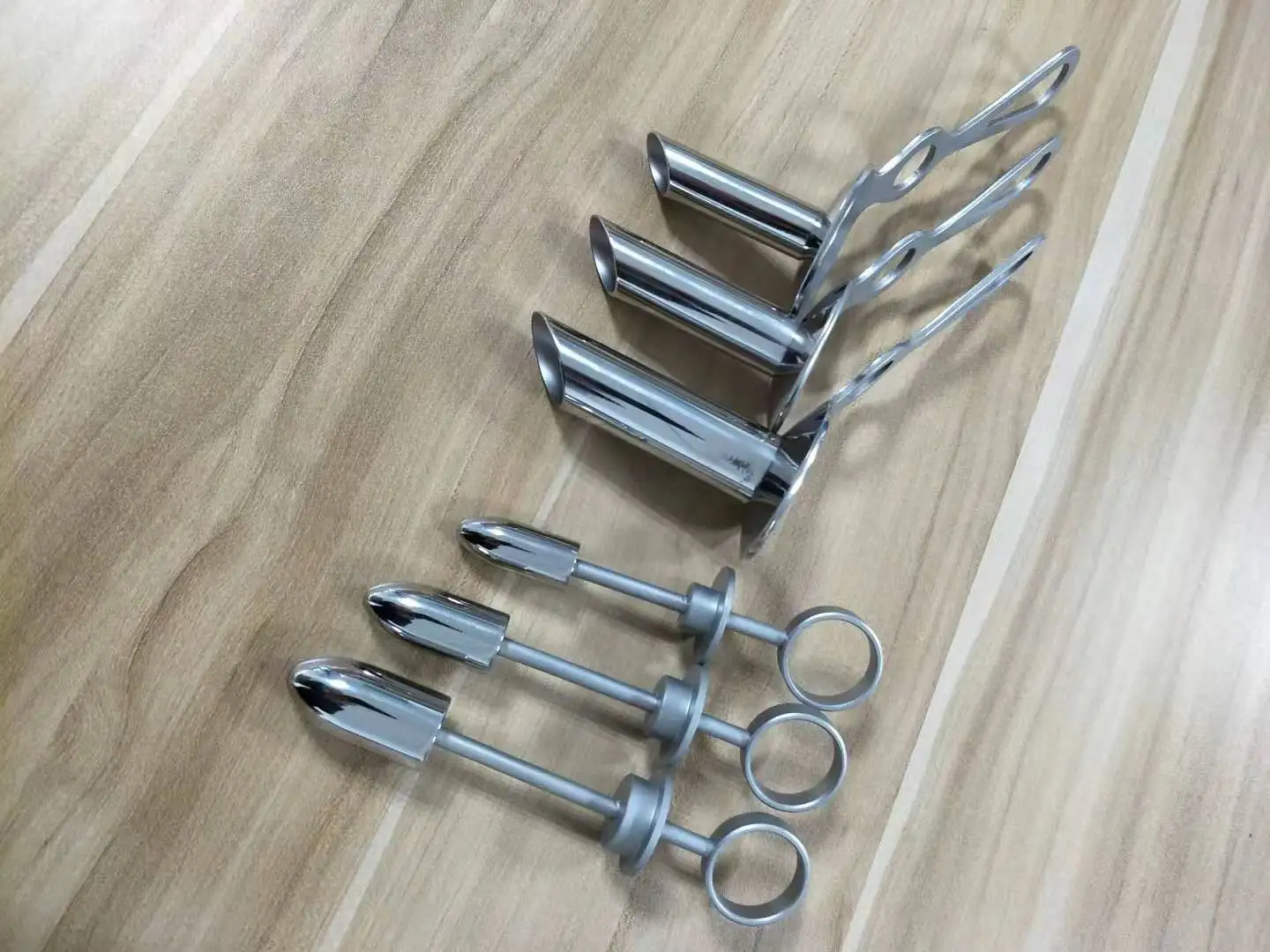 1PCS Anal mirror tube oblique stainless steel anorectal instrument anal retractor anal speculum dilator