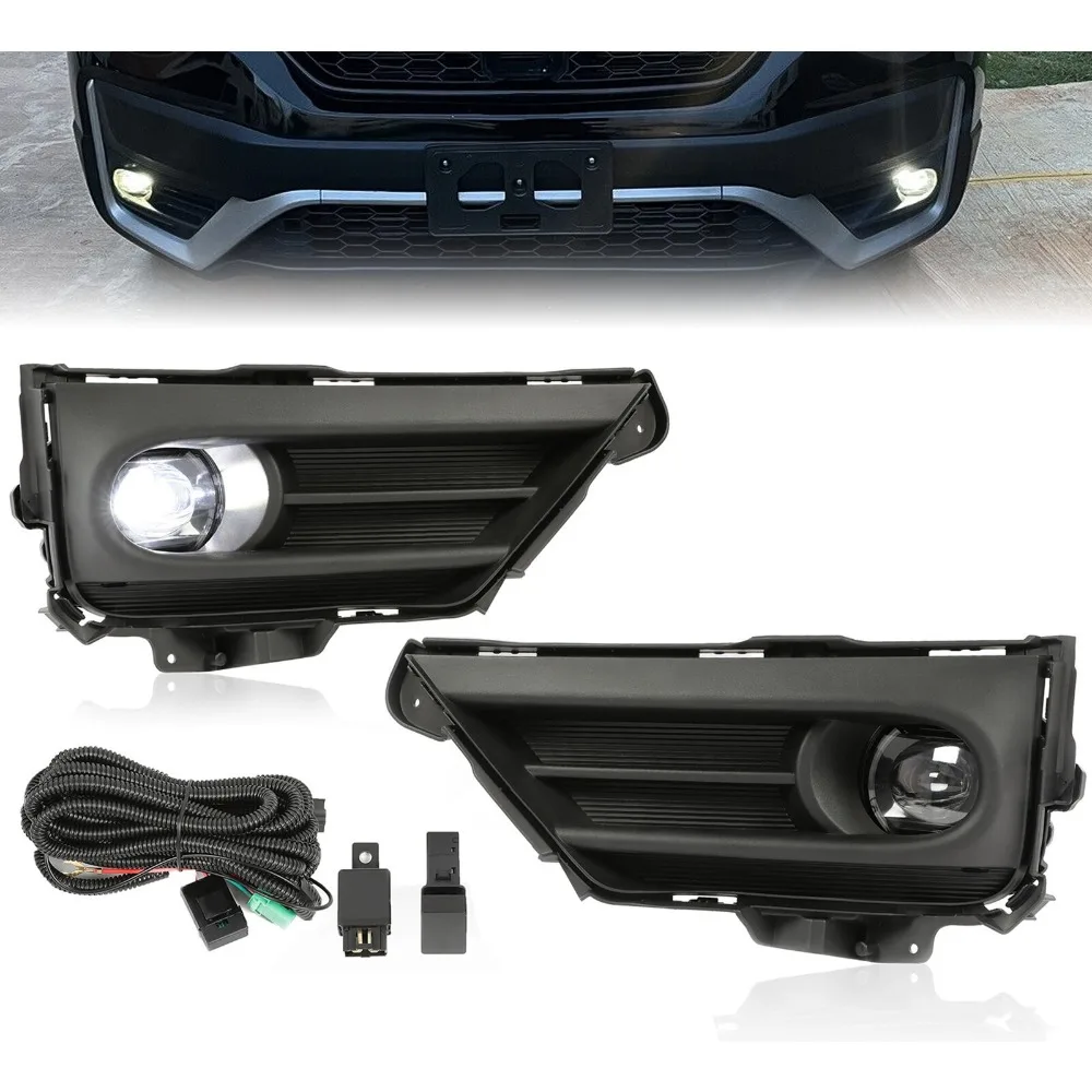 

Светодиодные противотуманные фары для Honda CRV 2020 2021 2022 с рамкой, переключателем и проводкой