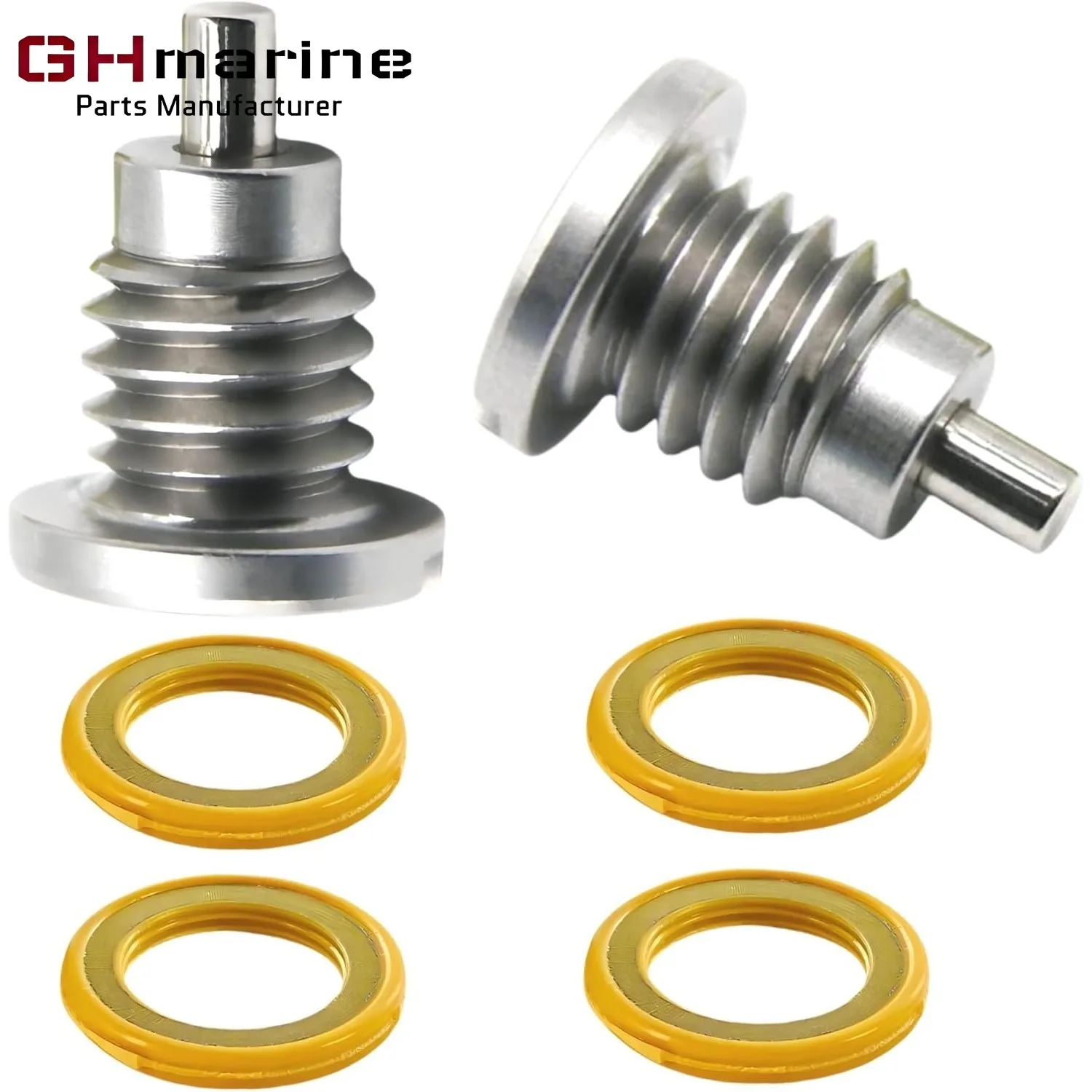 

8M0058389 Lower Unit Gear Lube Drain Fill Hole Screw and Seal Oil Vent Plug for Mercury MaeCruiser Johnson 2267892A1 67892A06