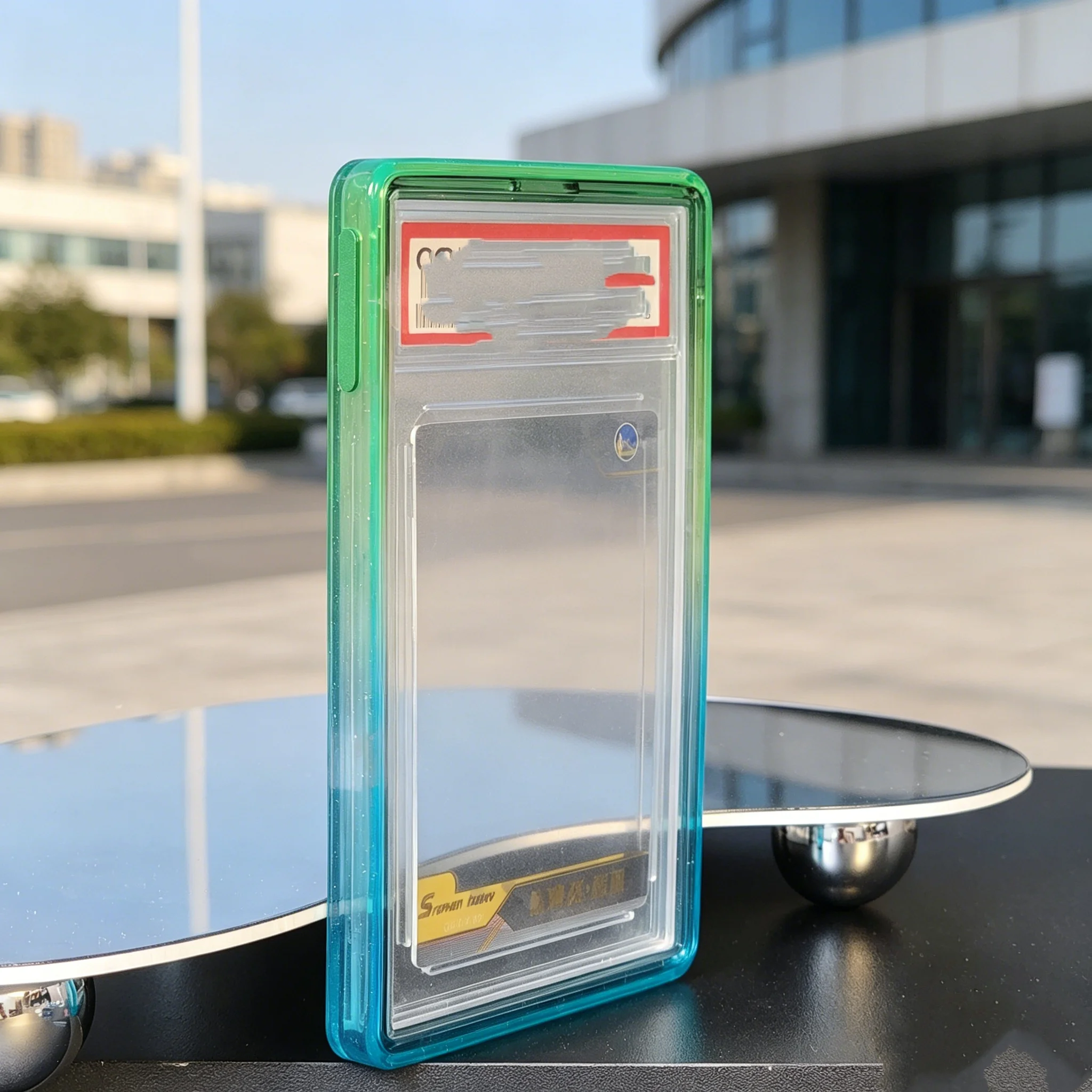 New TPU double-sided high transparency back protection card suitable for 35ptpsa protective cover dual color gradient tm