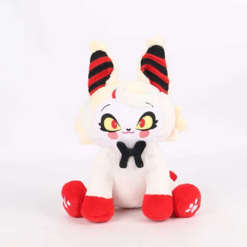 2024 New Hazbin Hotel Husk Meow Plush Dolls Husk Husk Meow Plush Toy Cute Cartoon Plushie Doll Soft Stuffed Anime Periphery Kid Gifts