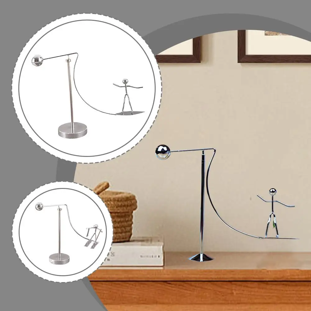 Ferris Wheel Perpetual Motion Apparatus Creative Rotating Simple Newton Pendulum Ball Physical Magnetic Balance Wobbler Gifts