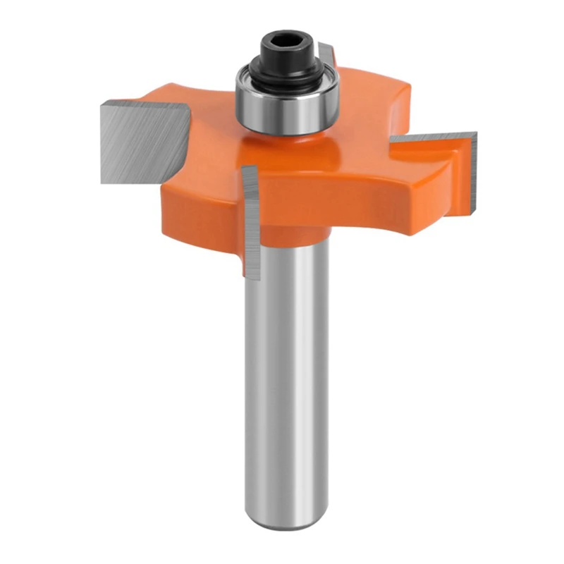 

Orange 8Mm 4 Blade Ball T-Type Knife Slot Knife Slotting Knife Trimming Machine Milling Cutter Tool