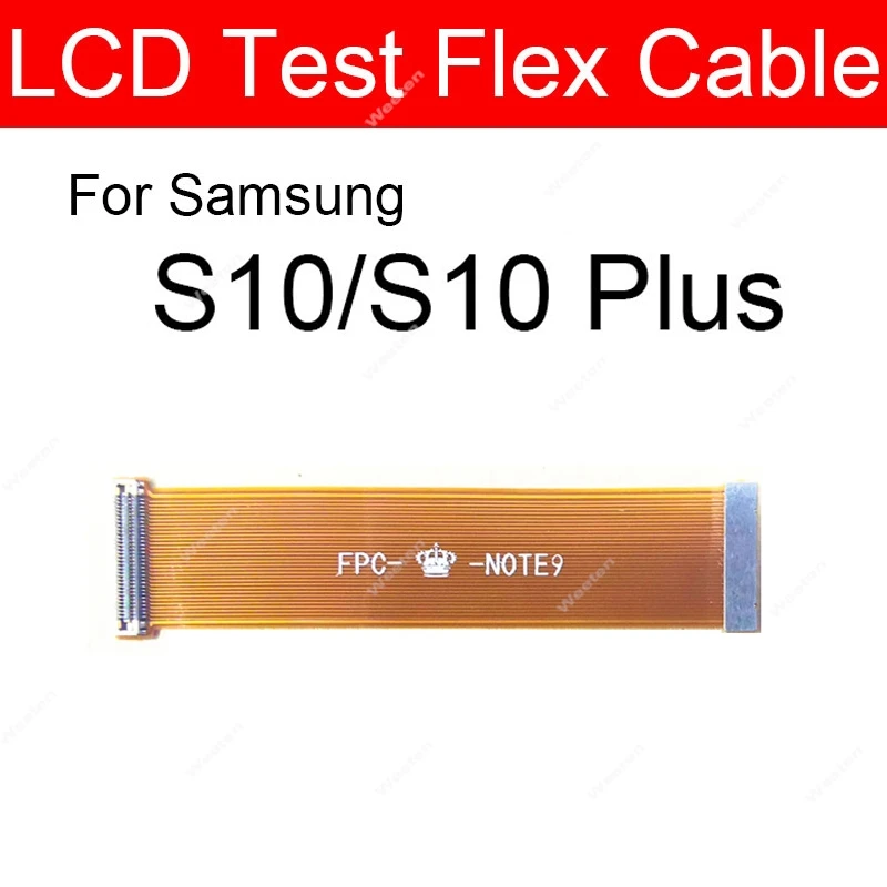 For Samsung Note 9 10 20 S8 S9 S10 S20 S21 S23 Plus Ultra S10e S20Fe LCD Display Test Touch Screen Extend Testing Flex Cable