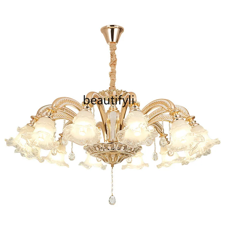 

HJ Chandelier Home Bedroom Dining Room Led Crystal Lamp Engineering Lamp Zhongshan Lamps