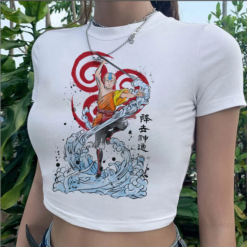 Avatar the Last Airbender Zuko clothes t-shirt female print graphic tees women y2k clothes couple  clothes tumblr