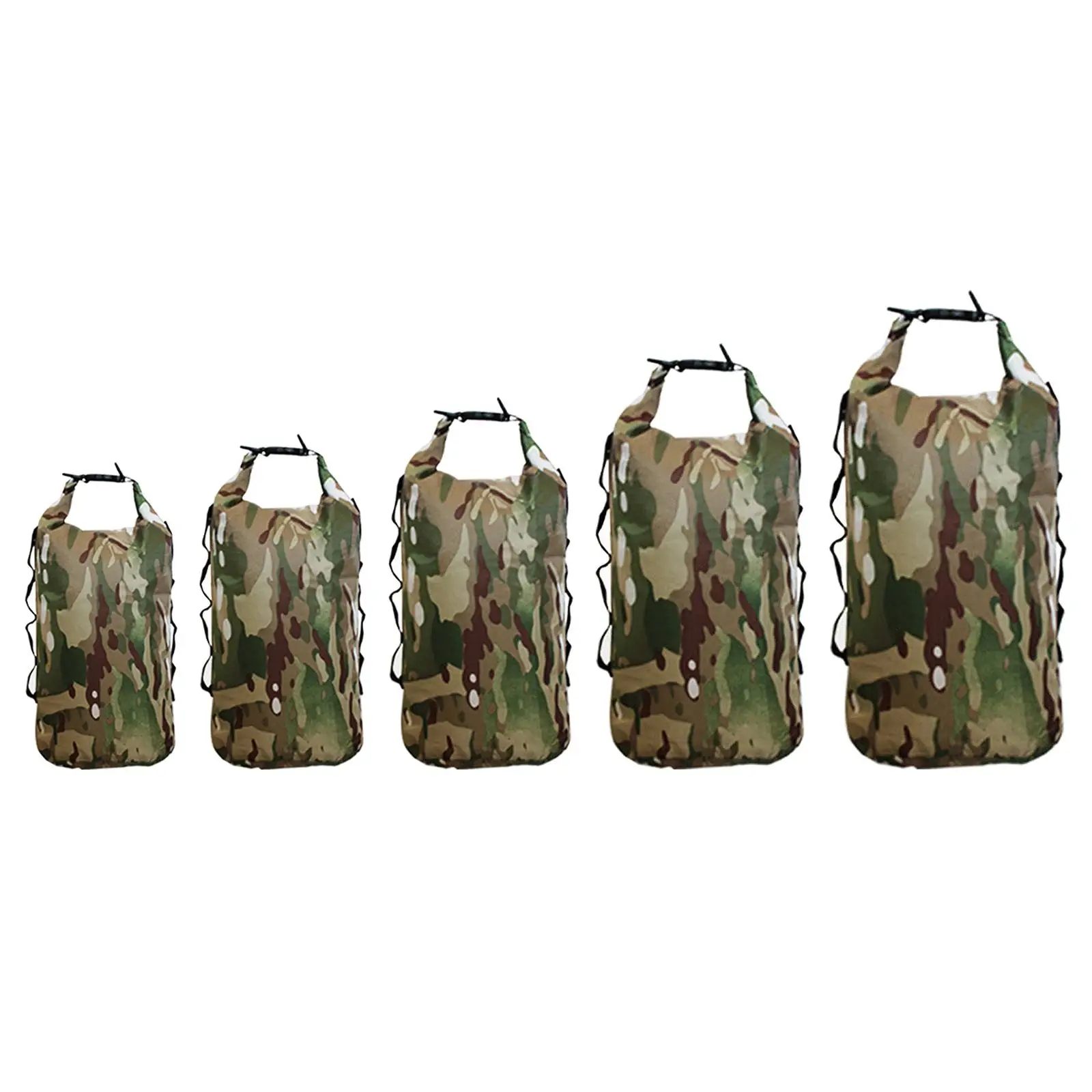 Small Waterproof Waist Pouch Foldable Dry Bag Lightweight Storage Sack for Swimming Boating and Sailing Boat Cover Protection