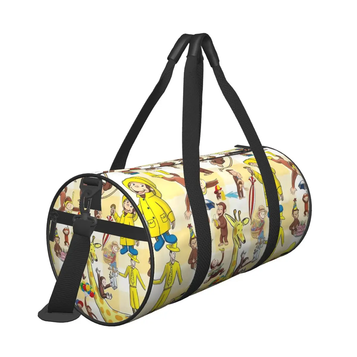 Curious George-s Sport Bags Gym Accessories Gym Bag Oxford Men Women Custom Handbag Travel Training Funny Fitness Bag
