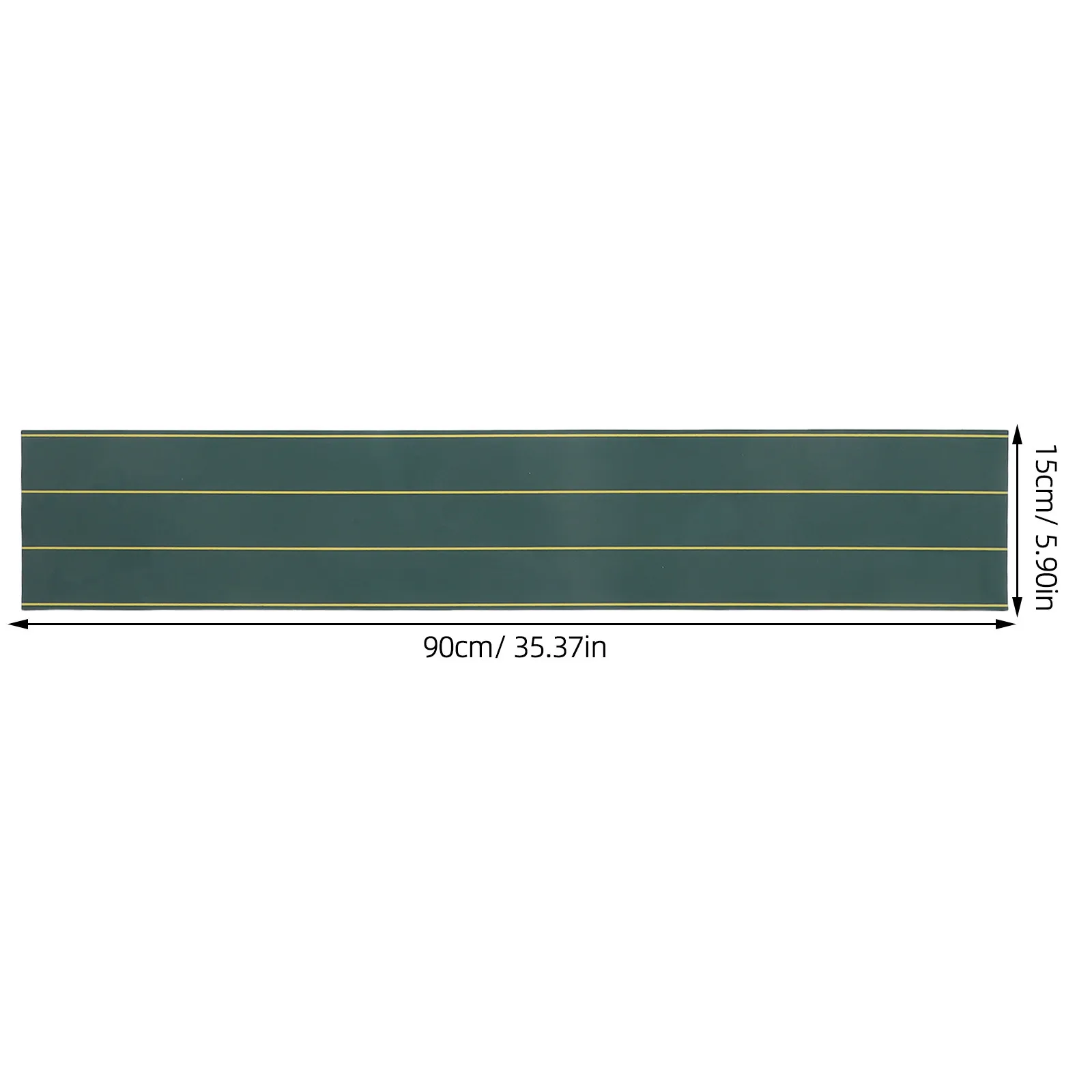 2Pcs Magnetic Sentence Strips Reusable Dry Erase Magnet Strip 35X5 Inches Four-line Three-grid Classroom Writing