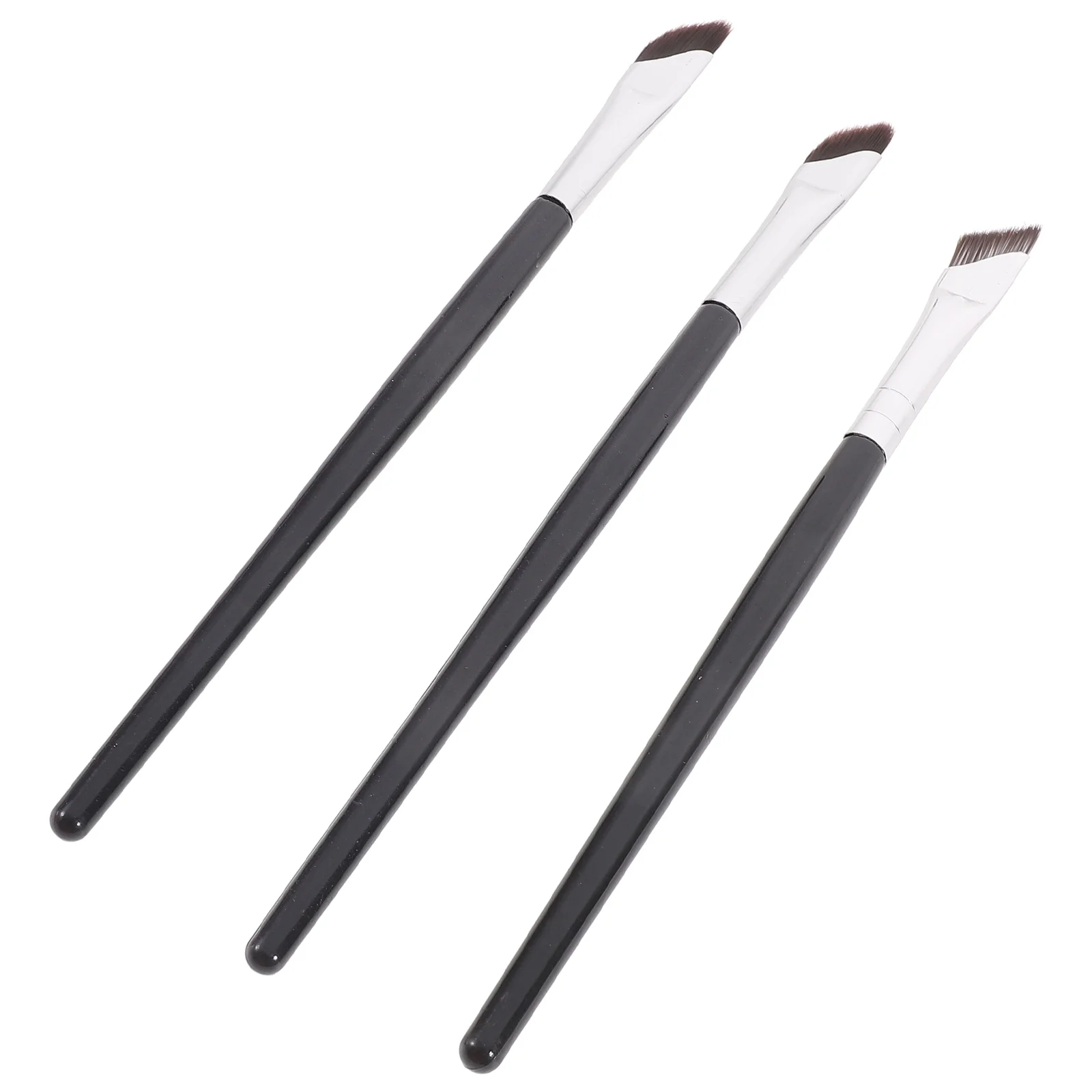 

3 Pcs Small Eyeliner Brush Concealer under Eyebrow Eyeshadow Nylon Applicator Tool