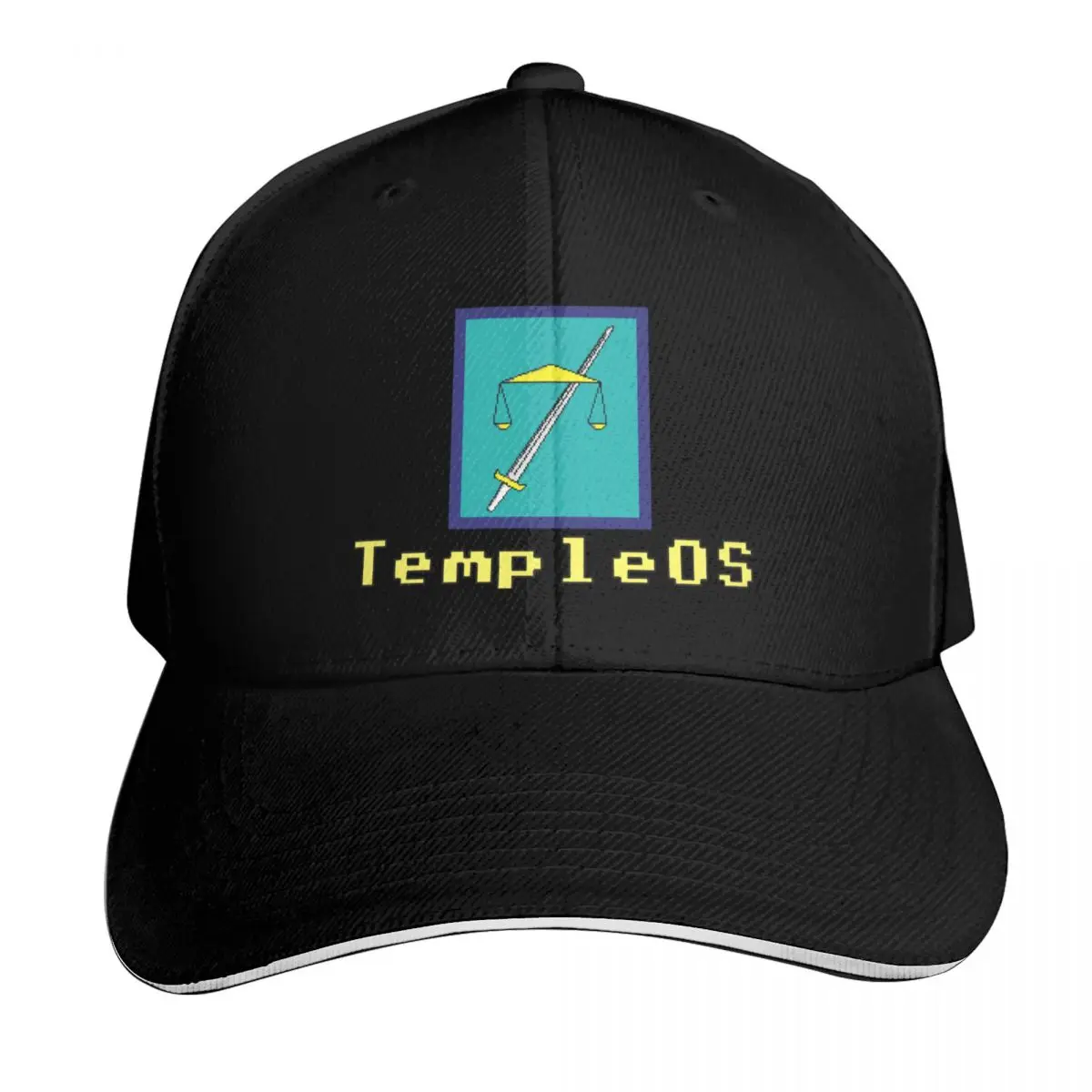 TempleOs merch Baseball Cap Breathable Mesh Back Adjustable Buckle Closure Moisture Wicking Quick Dry