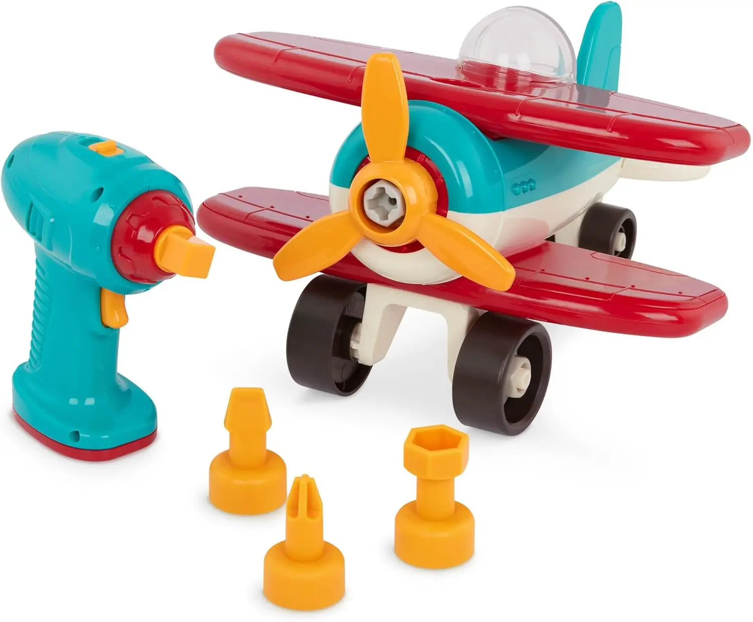 

Classic Construction Toy - Pretend Play Toys - Toddler Plane Playset - Dexterity Building Toy - 3+ Years- Take - Apart Airplane