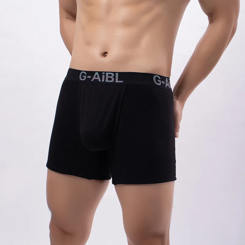 Sous-vêtements thermiques doublés en polaire pour hommes, Boxer chaud d'hiver en coton, pochette courte, sous-vêtements thermiques confortables, bas thermique pour hommes froids