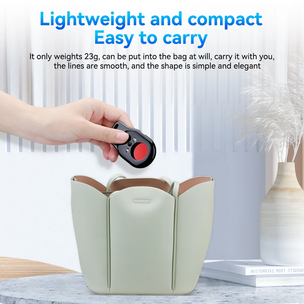 Sectyme Infrared Scanning Anti-Peeping Detector Portable Hidden Camera Detector Security Protection For Outdoor Travel Hotel