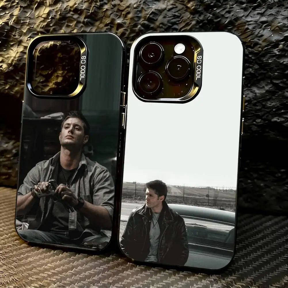 

S-Supernaturals Dean Winchester Phone Case For iPhone17,16,15,14,13,12,11 Plus,Pro Max,XS,Colorful Silver Phone case Funda Cover
