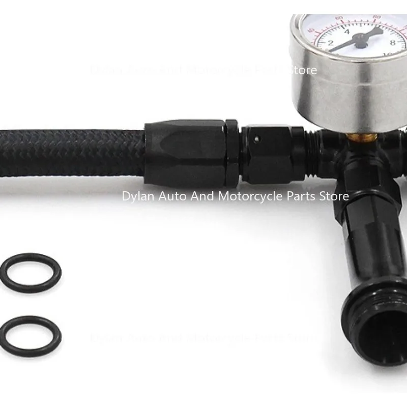 

AN6 Dual Feed Carb Braided Nylon Fuel Line Double Pump Compatible with 4150 Based Carburetor