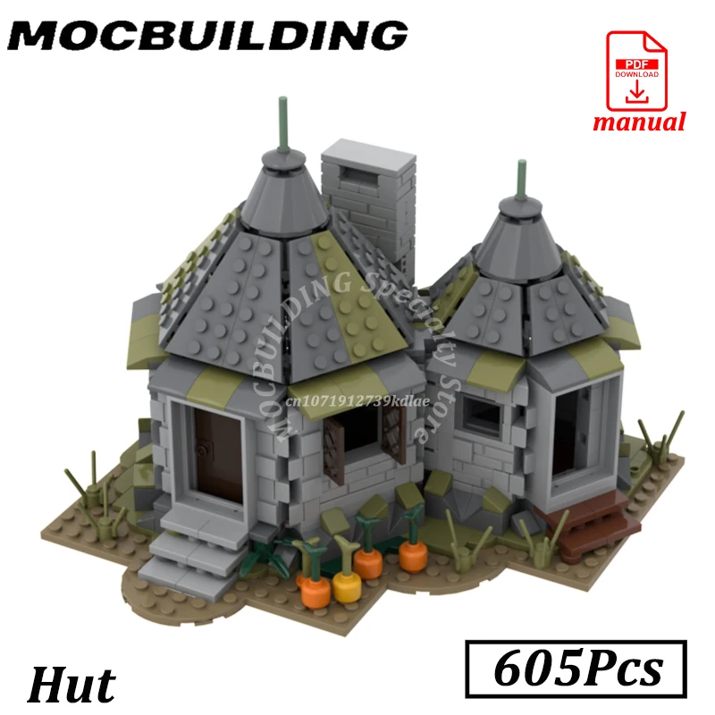 

Лесная хижина, кирпичи, средневековые здания, модель, коттеджные блоки, MOC, строительные блоки, игрушки, строительный подарок