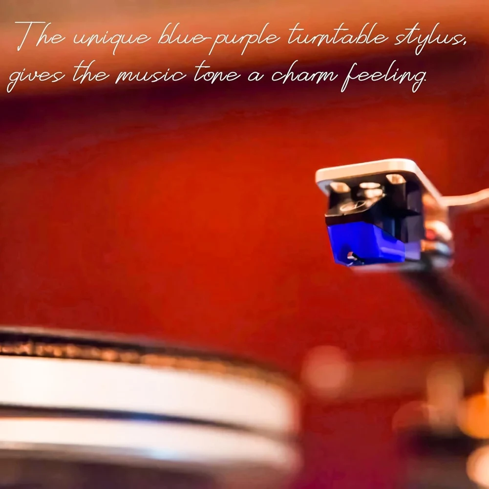 High-end AT-VMN95E Diamond Turntable Needle Stylus Replacement, Compatible for Audio-Technica AT-LP120X Vinyl Record Players