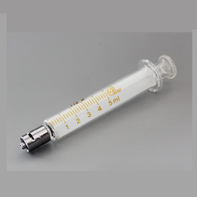

1ml-100ml Glass Syringes Ruhr Copperhead For Injection Glass Sampler Luer Glass Injector