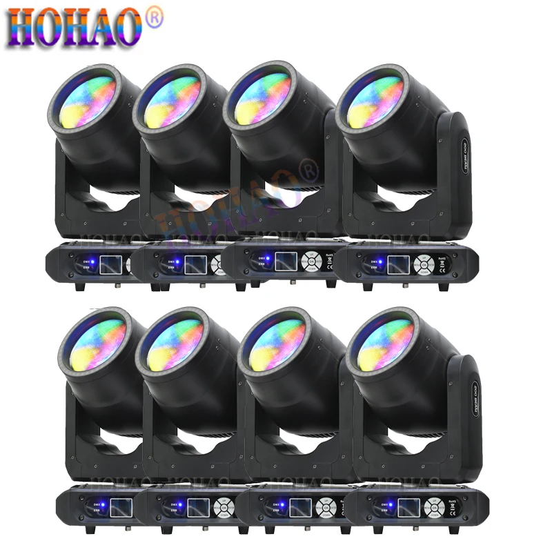 

8x 0 Duty 200W Mini Led Moving Beam Light 8 /16 Prism 44 Led 3in1 Strip light Dmx 512 For Nightculb Disco Wedding Performance