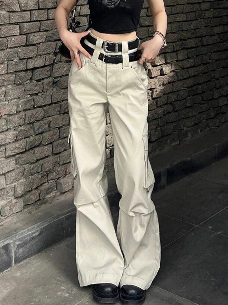 

Джинсы Y2K с высокой талией и расклешенными штанинами для женщин, летние, тонкие, в американском стиле High Street, с эффектом похудения, для фигуры типа «груша»