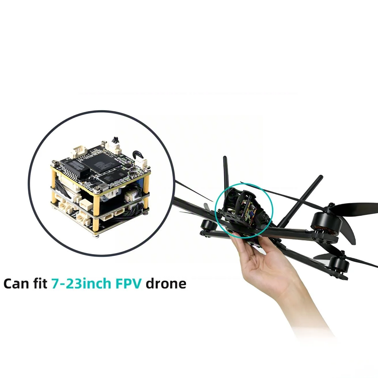 

Система интеллектуального отслеживания и фиксации FPV с ИИ: Умная система слежения и блокировки для FPV