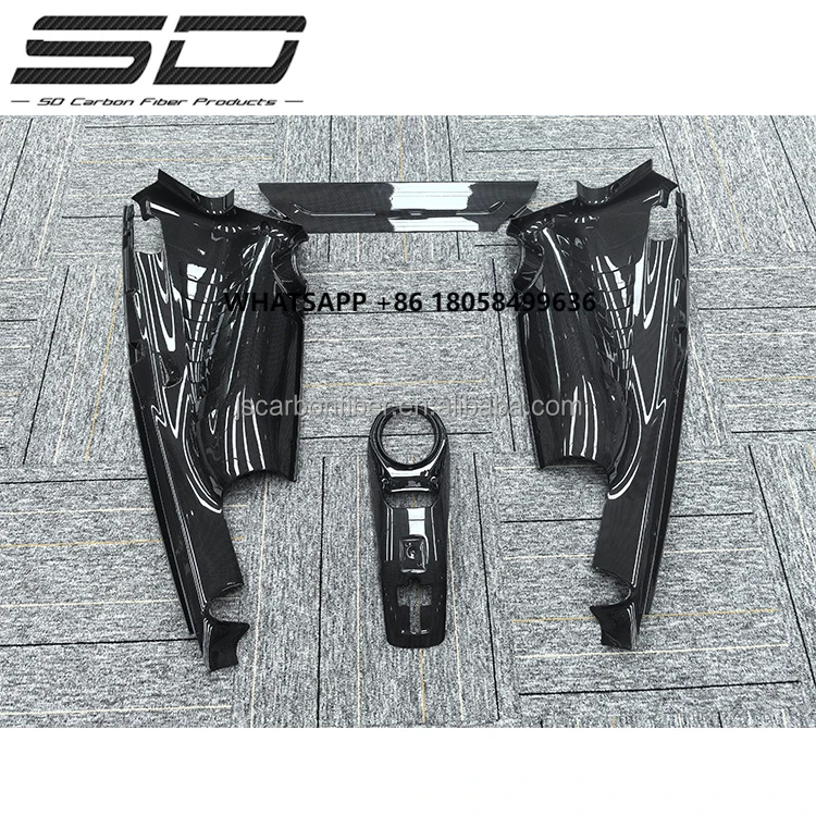 

For Ferrari F8 Auto Parts OEM Style Dry Carbon Fiber Automotive Accessories Engine Interior Kit for Ferrari F8 Engine Bay