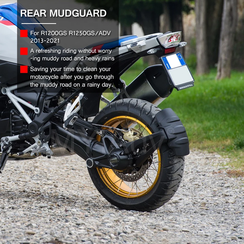 Mudguard For BMW gs1200 R1250GS R1200GS LC ADV 2013-2020 2021 2022 R 1250 GS Motorcycle Mud Guard Rear Fender Tire Hugger Splash