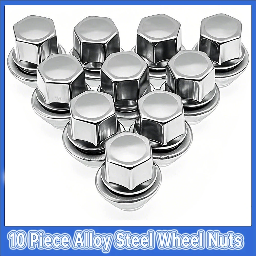 5/10 piezas 19MM perno tuerca de neumático rueda de acero de aleación M12x1,5 tuercas de rueda de acero de aleación para Ford Fiesta Mondeo c-max Focus