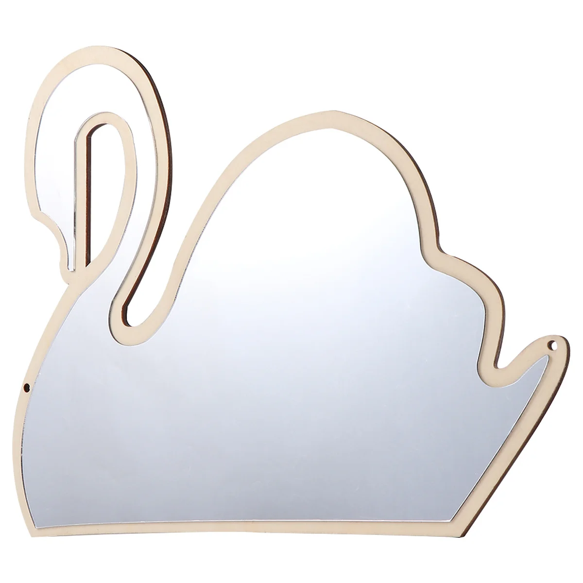 

Swan Mirror Acrylic Wall Decor Khaki Clear Reflective Safe Mirror Kids Room Nursery Decoration Cute Gift for Children
