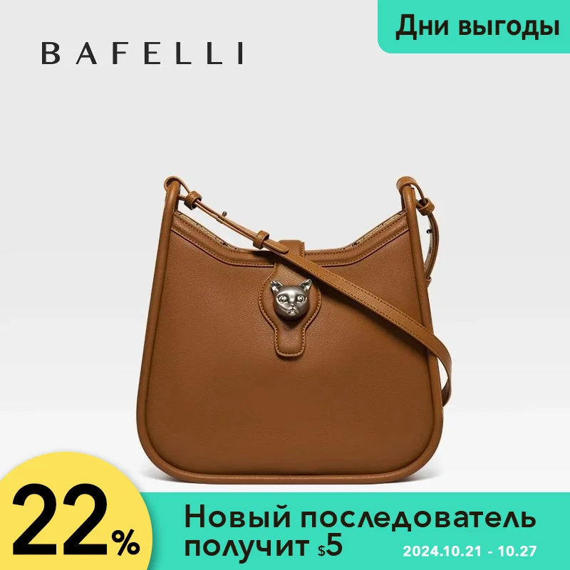 BAFELLI 2023 CAT LUXURY BRAND NEW WOMEN'S SHOULDER BAG TRENDING RETRO STYLE VINTAGE CROSSBODY PURSE UNISEX MESSENGER BAGS