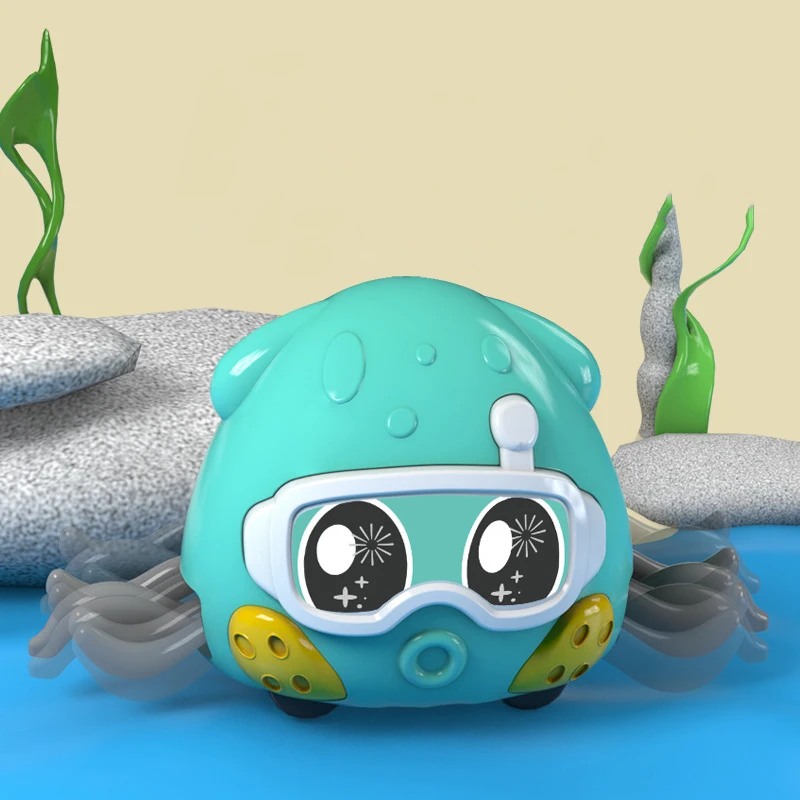 Pająk Octopus Zwierzę Podwójne Pociągnięcie Tyłem Bieg Bieg Toot Toot Chodząca Tańcząca Zabawka Sensoryczna Zabawka Edukacyjna Prezent do Raczkowania Zabawka do Raczkowania dla Niemowląt