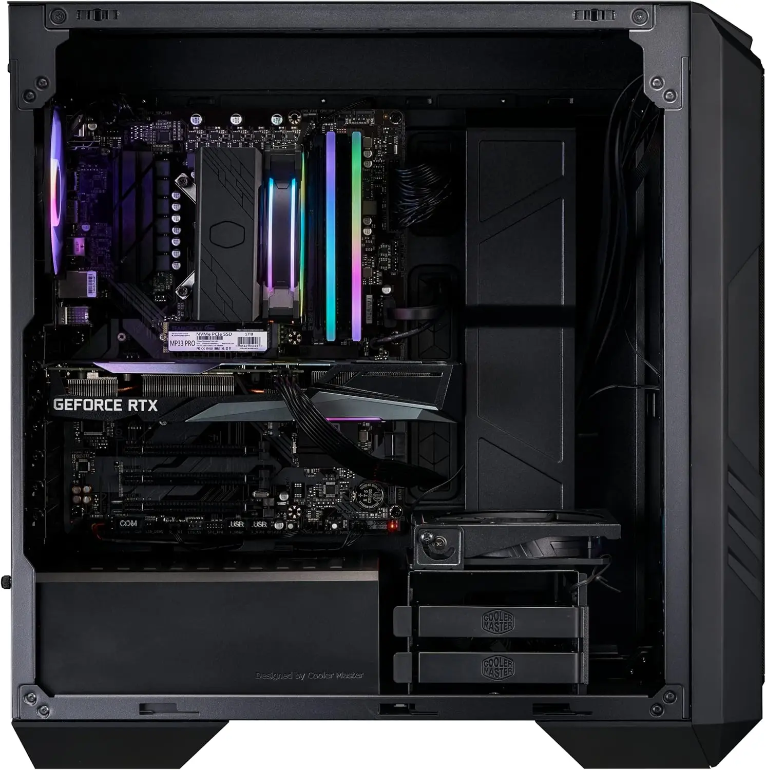 

Cooler Master HAF 5 Pro Gaming PC Intel i7 12700F RTX 4060 16GB DDR4 1TB NVMe SSD WiFi Windows 11 Desktop Computer