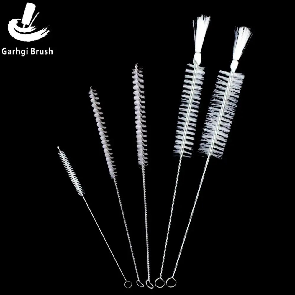 Nylon Tube Cleaning Brushes Manual Hand Tools Straw Glass Washing Nozzles Bottle Test Lab Flask Cleaner Household Accessories