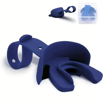 Protetor bucal com proteção labial, futebol Mouthguard com alça, protetor bucal, basquete, karatê, rugby, boxe, acessórios, 1pc