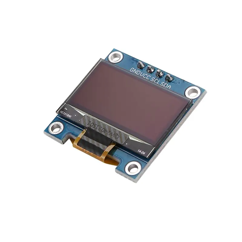 AT82-0.96 Inch IIC I2C Serial GND 128X64 OLED LCD LED Display Module SSD1306 For Arduino Kit