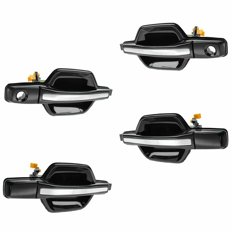 

Outside Door Handle Front Rear Kit Set Of 4 For 01-06 Mitsubishi Montero MR653471 MR653473 MR653479 MR653481