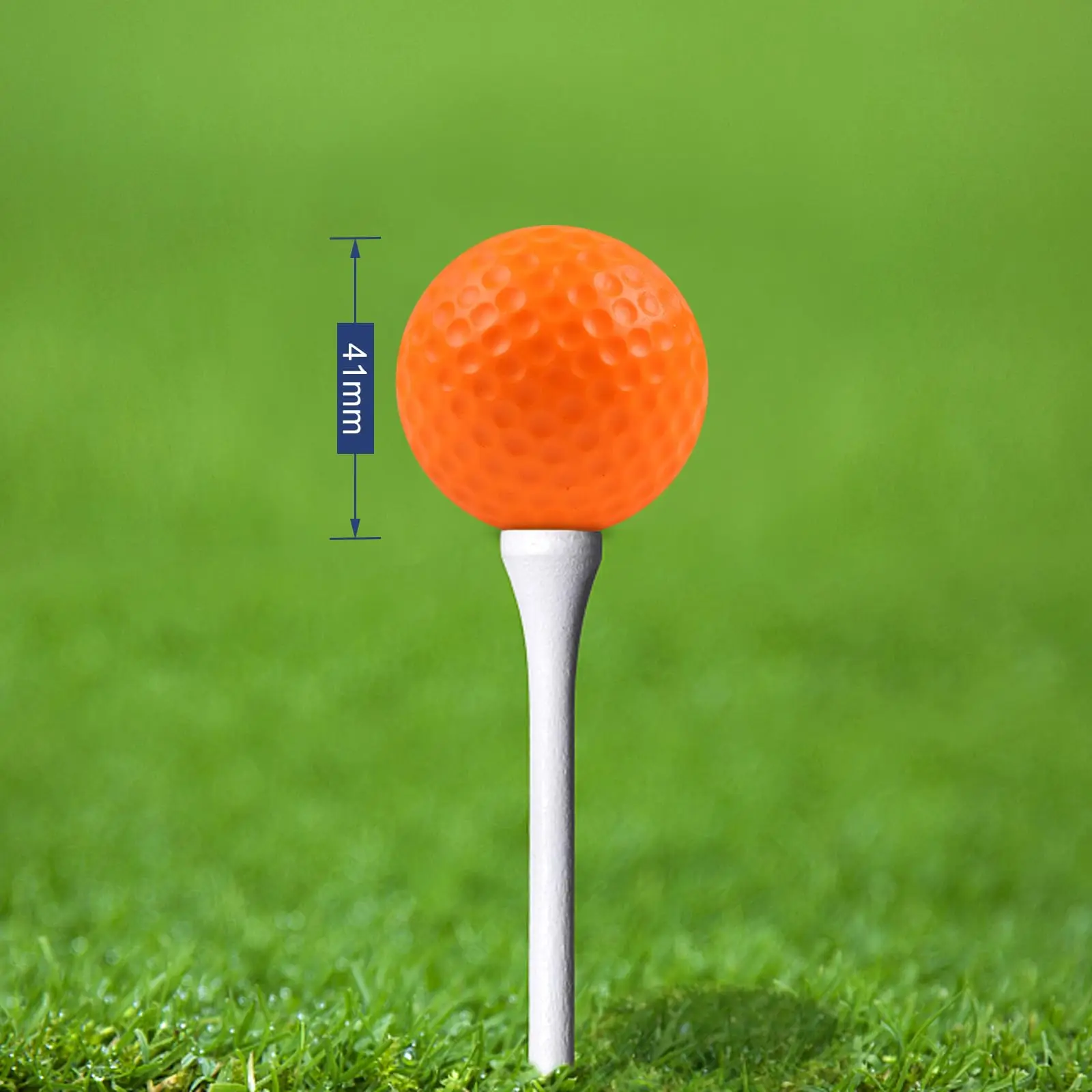 10 Pack Foam Golf Balls, 42mm Practice Golf Ball, Realistic Feel and Long Lasting Limited Fligh Practice Golf Balls for Backyard