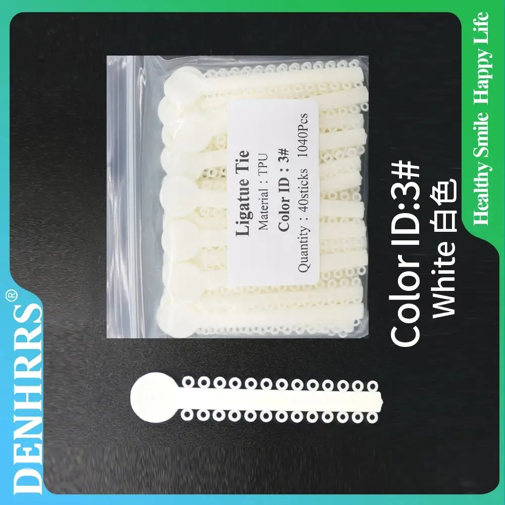 

40sticks 1040pcs Orthodontic Dental Elastic Rubber O Type Tie Ligature Tie Bigger Than Normal